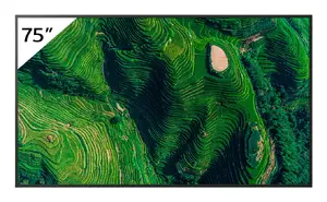 Sony BRAVIA FW-75BZ35P 75" 4K Ultra HD profesionālais displejs ar LED tehnoloģiju, 500 nitu spilgtumu, Android OS un Wi-Fi