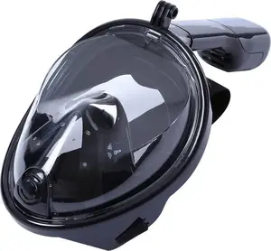 Roger RoGer Full Dry Snorkeling Mask L / XL Black