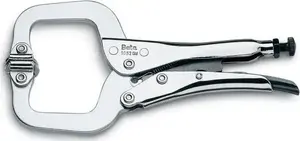 Клещи зажимные Beta Tools 1062GM/170 самоблокирующиеся C-типа 170 мм