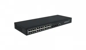 HP CW 2050 Network Switch with 20 Gigabit Ports, 4 Smart Rate 2.5GbE Ports, and 4 Fiber Uplinks