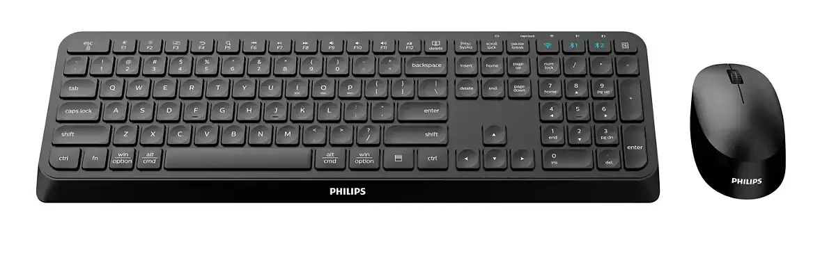 Philips 4000 series SPT6407B/19 tastatūras un peles komplekts Photo 3