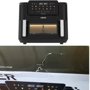 Haeger AF-D10.010B Super Cook digitālā karstā gaisa fritieris, 10L, 2600W