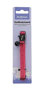 Dogman 154501 standarta kaklasiksna suņiem un kaķiem, rozā, 10 mm x 300 mm