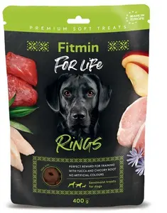 Полумягкое лакомство для собак Fitmin For Life Rings 400г