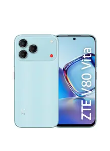 ZTE V80 Vita Smartphone, 6.75-inch Display, 4GB RAM, 256GB Storage, 50MP Triple Camera, 5000mAh Battery, Blue
