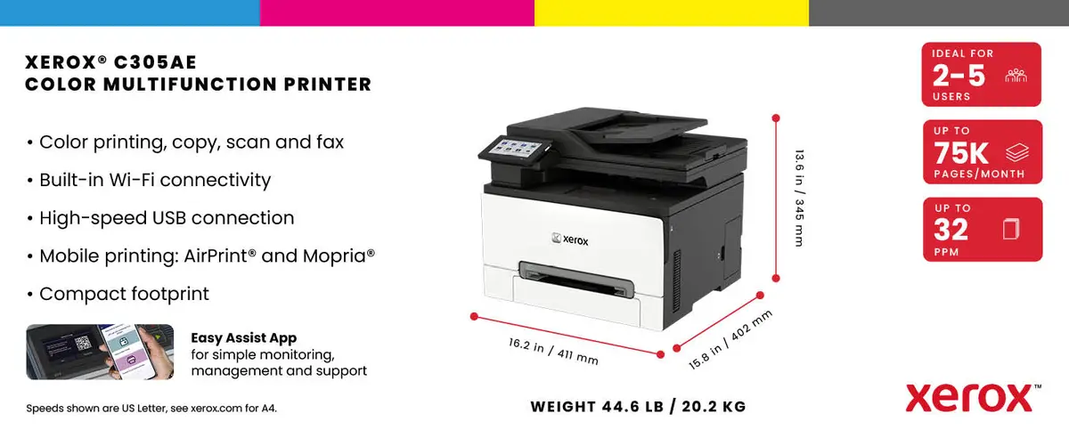 Цветной лазерный МФУ Lexmark C305ae Photo 8