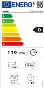 Сушильная машина INDESIT C YSD 83D WW