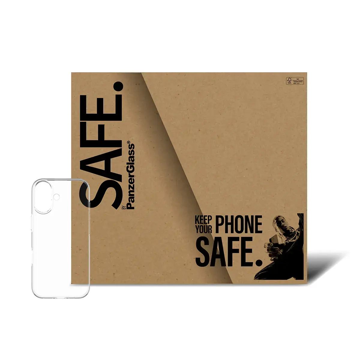 PanzerGlass SAFE. by ® TPU Case Transparent iPhone 17 | Bulk mobile phone case BULKSA32129 Photo 2