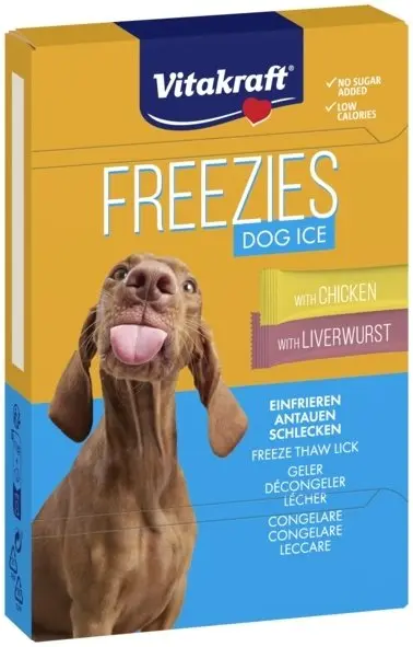Vitakraft Freezies suņu saldējums 5x20g (aknas