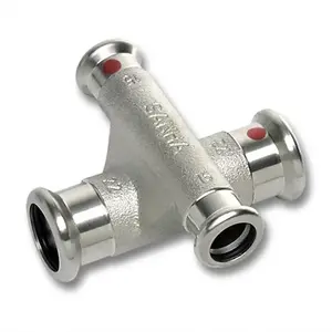 SANHA SANHA-THERM C-Stahl 2-Plane Cross Fitting 15mm