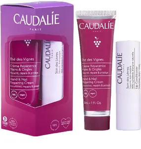 Caudalie CAUDALIE_SET The des Vignes krem do rąk i paznokci 30ml + Soin des Levres nawilżająca pomadka do ust 4,5g (3522932027360)