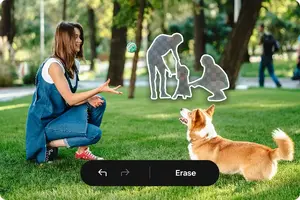 Easily erase what you dont want with Object Eraser