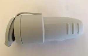 Электрическая розетка N&L 10159/26705, белый/серый