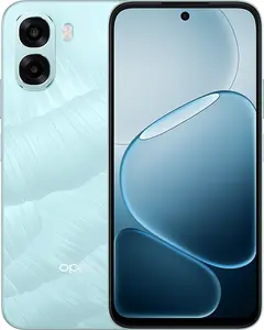 OPPO A6x 5G Smartphone, 6.75-inch 1570 x 720 display, MediaTek Dimensity 6300 processor, 4 GB RAM, 128 GB storage, 13 MP dual camera, 6100 mAh battery, Blue