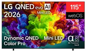 LG 115QNED93B6 115-Inch 4K Ultra HD QNED MiniLED Smart TV with Wi-Fi and Black Finish