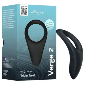 Умное вибрирующее кольцо We-Vibe Verge 2 с управлением через приложение и магнитной зарядкой