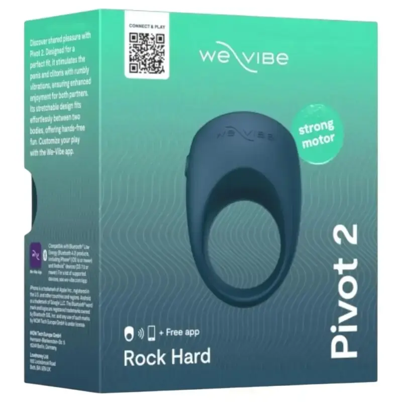 WE-VIBE Pivot 2 Vibrating Penis Ring | Smart Couples Toy Photo 7