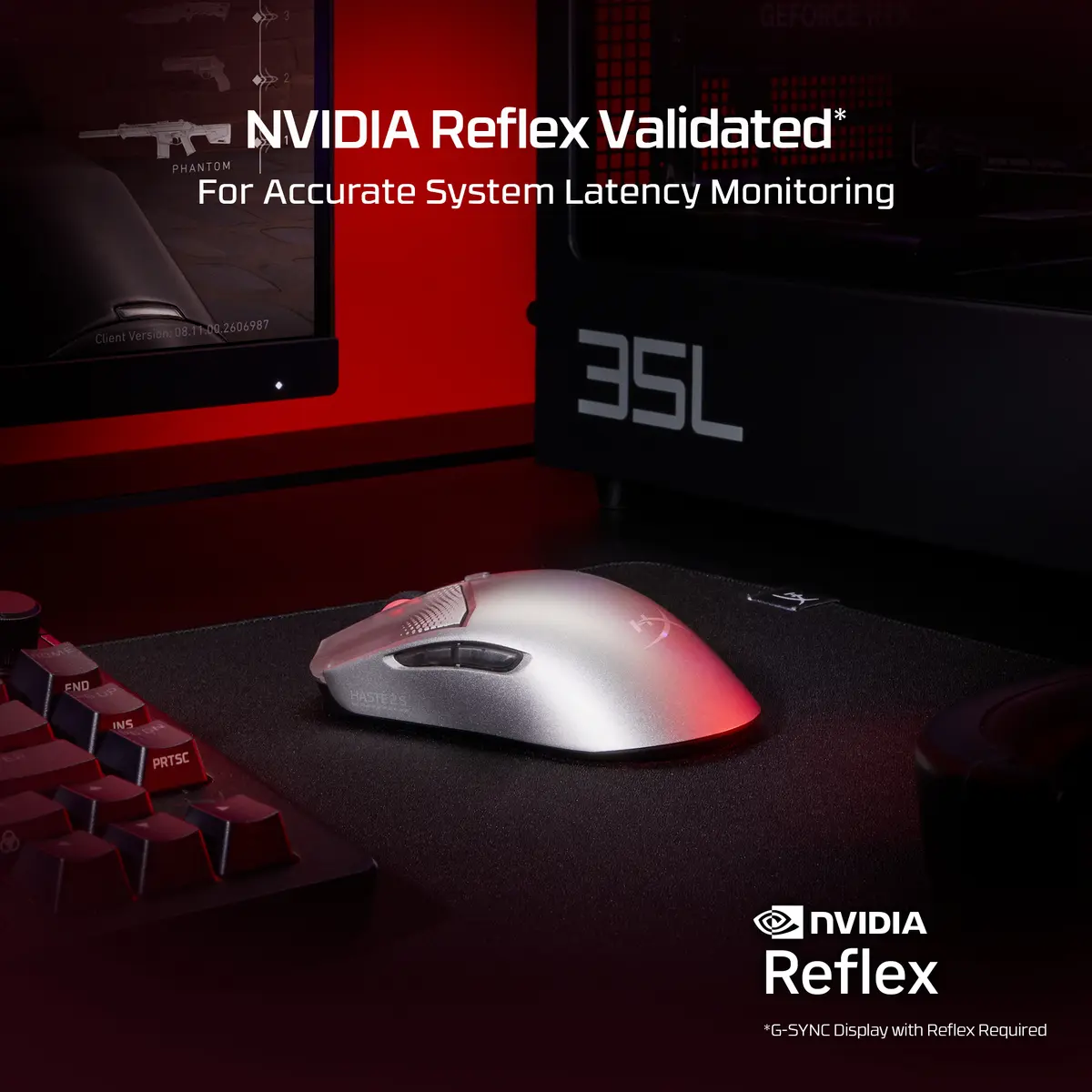 Bezvadu pele HyperX Pulsefire Haste 2 S Silver Photo 2
