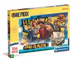 Пазл Clementoni SuperColor 104 детали One Piece Netflix Edition