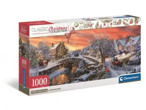 Clementoni Panorama Compact Christmas Puzzle 1000 Pieces