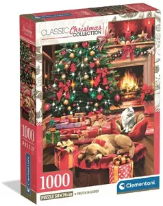 Clementoni Christmas By The Fire 1000-Piece Jigsaw Puzzle