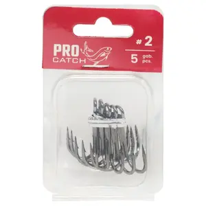 Pro Catch DPCA05 Treble Hooks Size 2, 5 Pieces