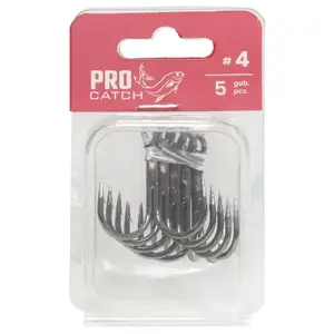 Тройные крючки Pro Catch DPCA05 размер #4, 5 штук