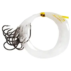 Pro Catch DPCA01 Pre-tied Fishing Hooks with 70cm Leader, Size 10, 10 Pieces
