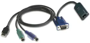 Avocent DSAVIQ-PS2M KVM Cable with VGA and RJ-45 Connectors