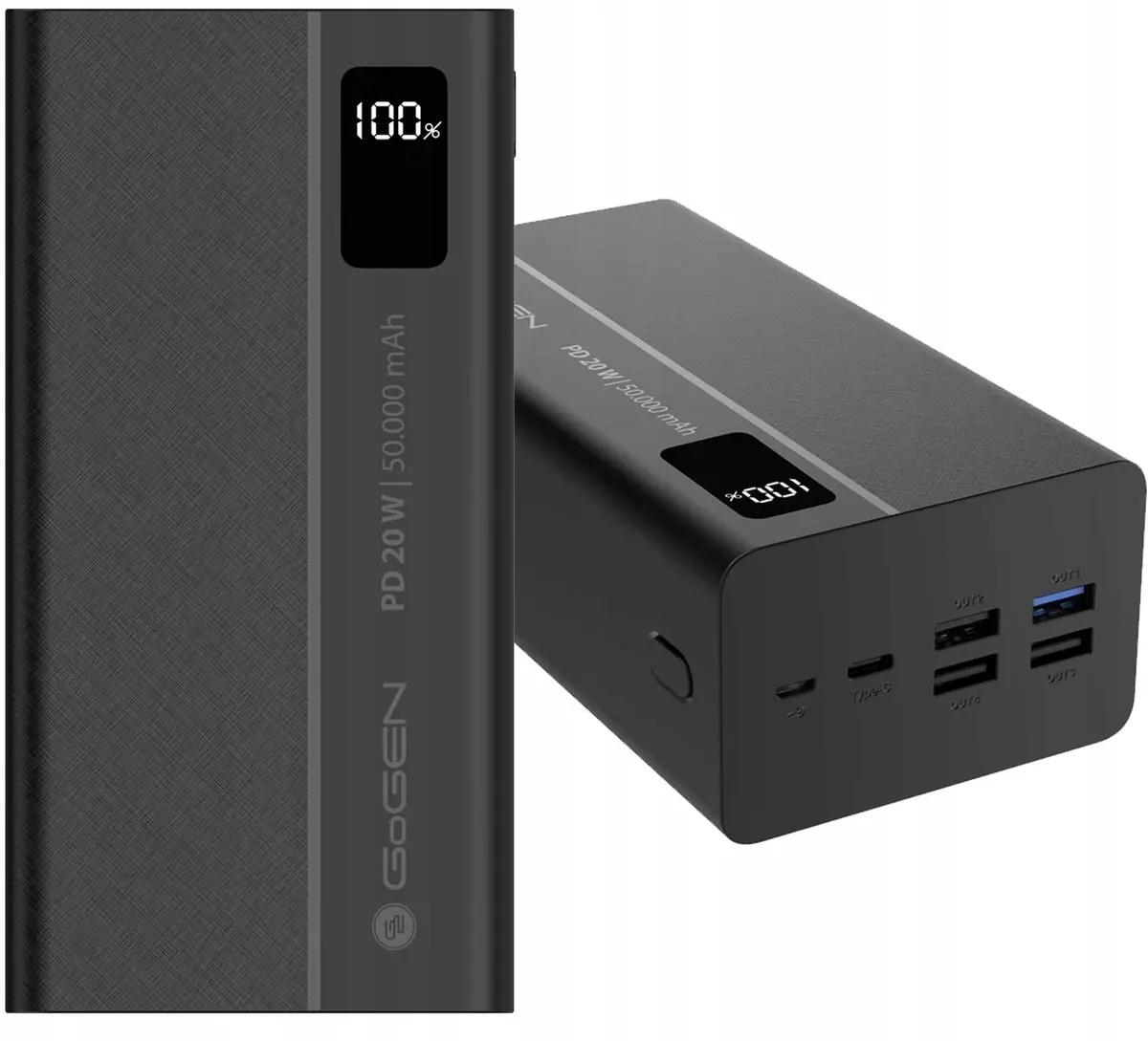 GoGen PB500001 ārējais akumulators 50000 mAh