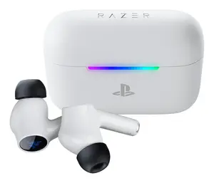 Razer Hammerhead V3 X HyperSpeed bezvadu in-ear austiņas PlayStation, Bluetooth 5.3, baltas