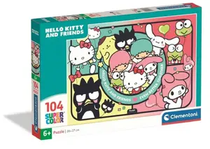 Clementoni Puzzle 104 Super Color Hello Kitty