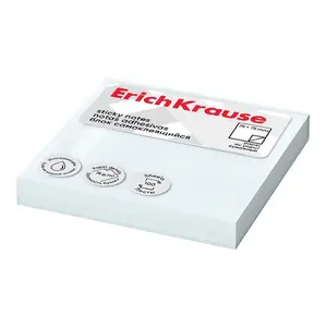Sticky notes Erich Krause, 100 pcs, white col.
