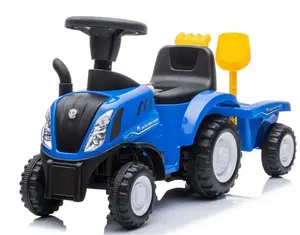 Ierīces traktors Baby Care New Holland 658T, zils