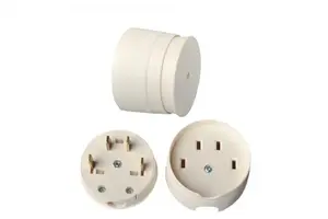 LIREGUS three-phase connector set, white, 25A, 380V