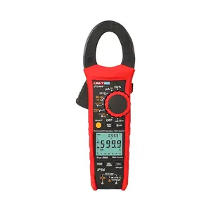 Pro series Dual-Display AC/DC Industrial Clamp Meter, 1000V AC/DC, 600A AC/DC, 60MΩ, 60mF, 40MHz, 1000℃;  IP54; True RMS, UNI-T