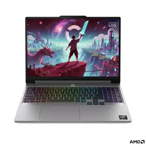 Lenovo LOQ 15AHP11 AMD portatīvais dators, 15.3" WUXGA IPS, AMD Ryzen 7, 16GB DDR5, 512GB SSD, NVIDIA GeForce RTX 5060 8GB, Windows 11 Home, Luna Grey