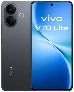 Vivo V70 Lite 5G viedtālrunis, 6GB RAM, 256GB atmiņa, Elegant Black