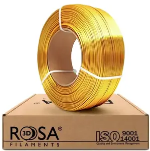 Филамент ROSA3D PLA Silk Gold 1.75мм 1кг (рефилл)