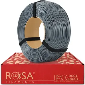 ROSA3D ASA kvēldiegs 1.75mm 1kg pelēks, uzpildes iepakojums