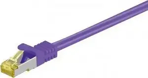 Goobay RJ45 tīkla kabelis, CAT 6A S/FTP, 500 MHz, 20 m, violets