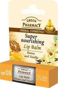 Green Pharmacy Super Nourishing Lip Balm with Honey and Vanilla 3.6g
