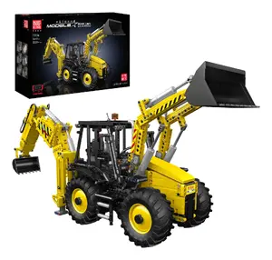 Mould King 17036 Backhoe Loader Remote Controlled Building Set | 2,239 PCS