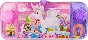 Водная аркадная игра LEANToys Magic Unicorns фиолетовая консоль