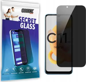 Защитное стекло с функцией приватности GrizzGlass SecretGlass для Realme C11