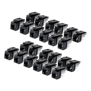 StarTech.com C6KEY110BK24PK модуль keystone