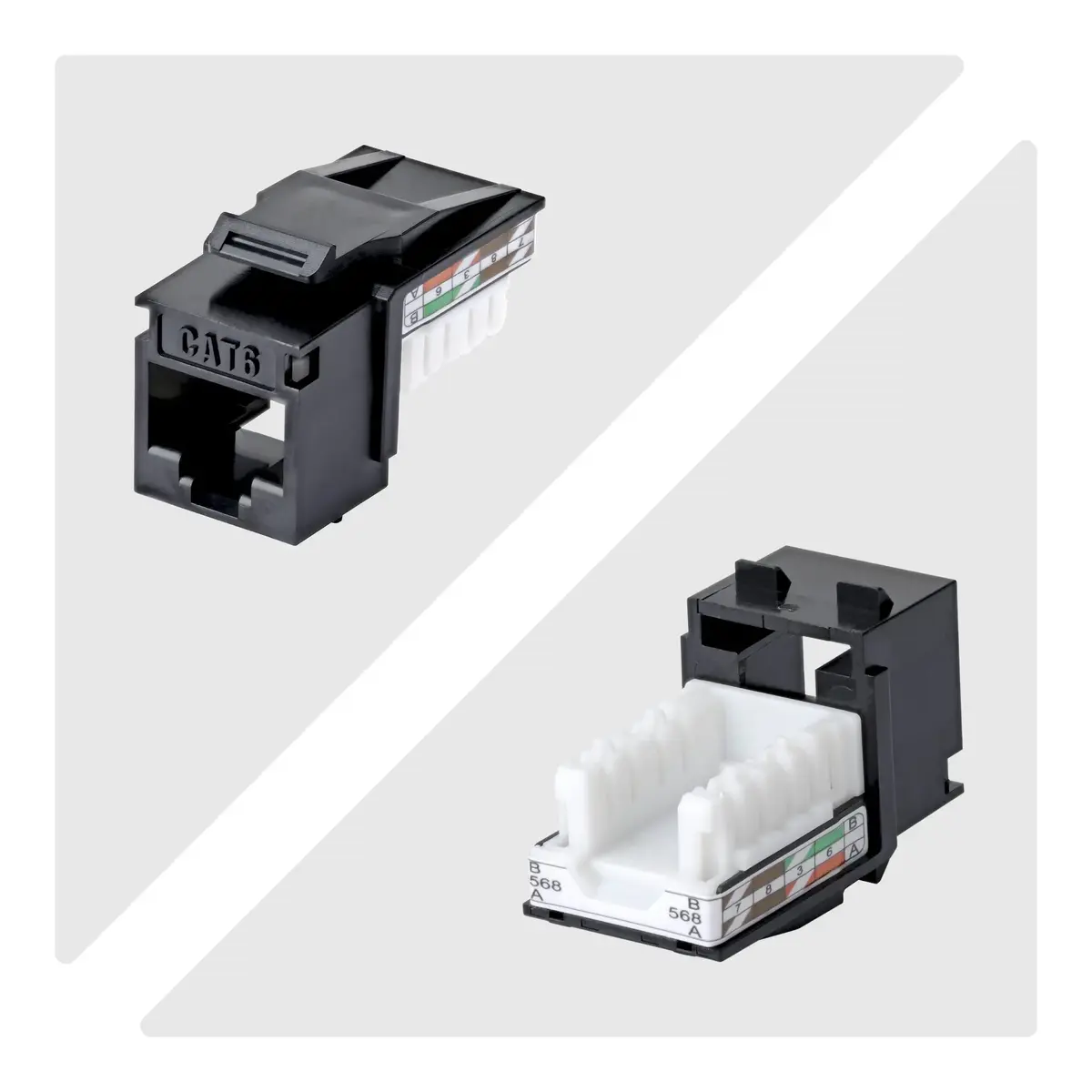 StarTech.com C6KEY110BK24PK keystone module C6KEY110BK24PK Photo 2