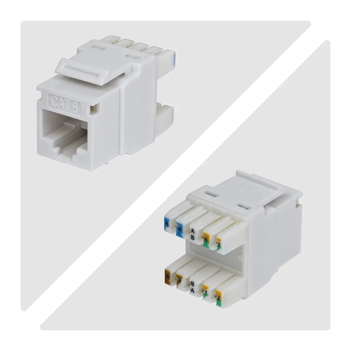 StarTech Cat6 RJ45 Keystone ligzda, 24 gab. Photo 2