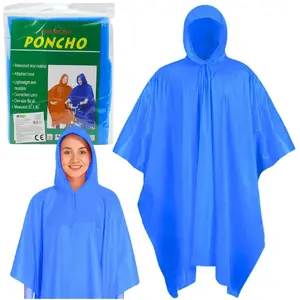 Lean Reusable Rain Poncho 132 x 203 cm Photo 1