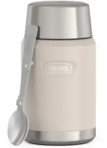 THERMOS Food Jar 0.71L with Folding Spoon and Cup - Sandstone